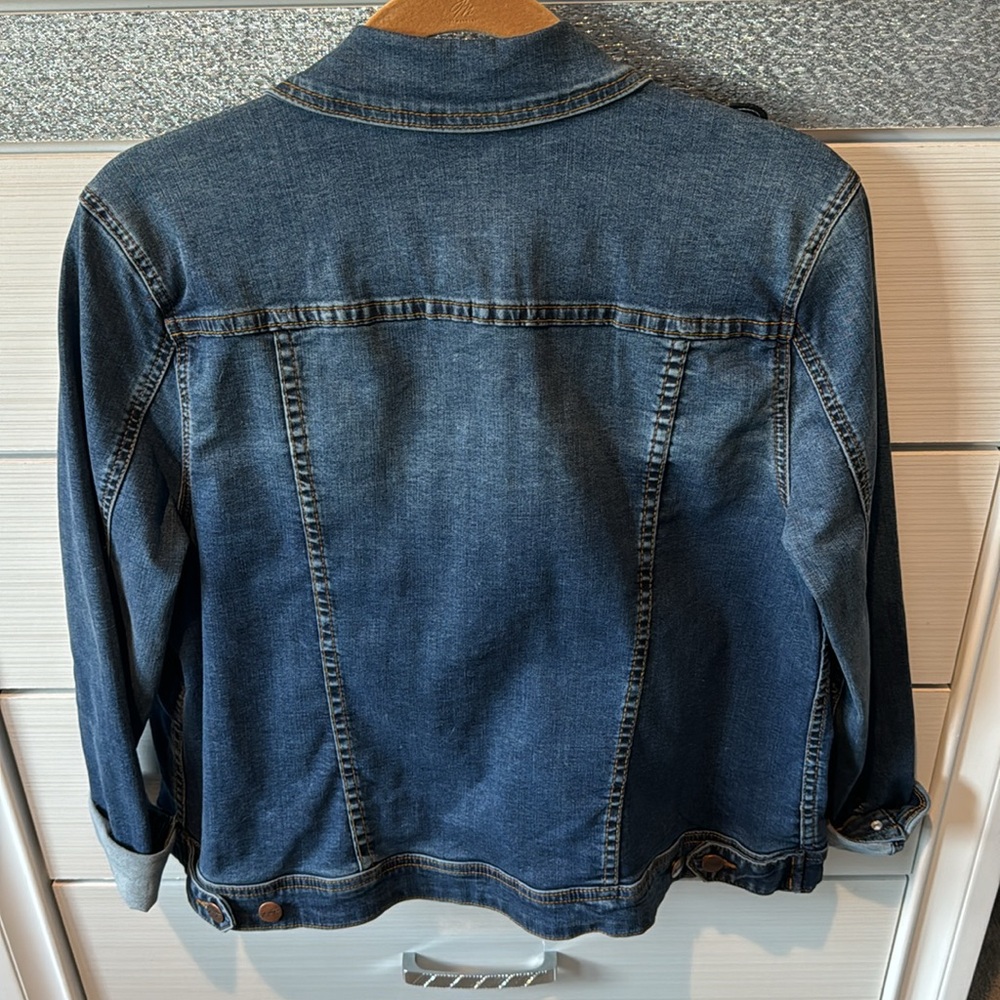 Nanette Lepore denim jacket. EUC. Size L. - Picture 3 of 5
